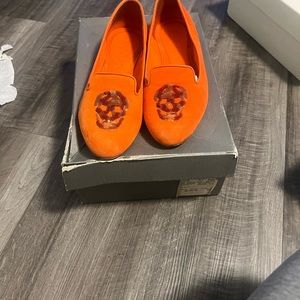 Alexander mcqueen suede flat shoes